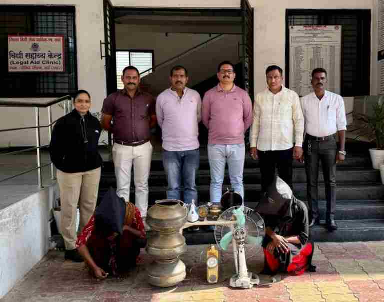 वर्धा शहर पोलिसांकडून घरफोडीचा गुन्हा उघडकीस, दोन महिला आरोपी अटकेत